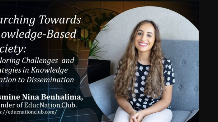 Interview with Yasmine Nina Benhalima, Founder, EducNation Club,